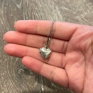 Silver Clare v Charmant necklace